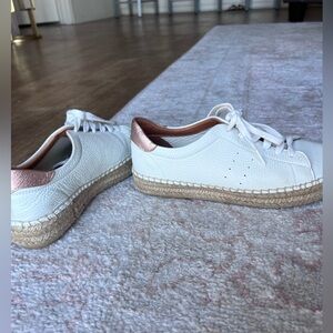 Leather Espadrille Sneakers